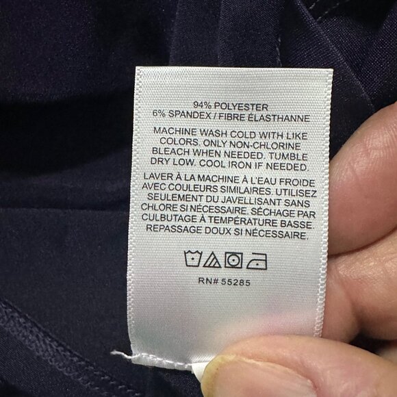 Express Womens Purple Wrap-Front Peplum Cami Top S Polyester & Spandex Blend - Picture 5 of 6